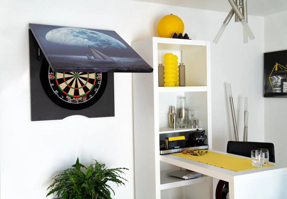 Dartscheibe verstecken - Invisible-Darts
