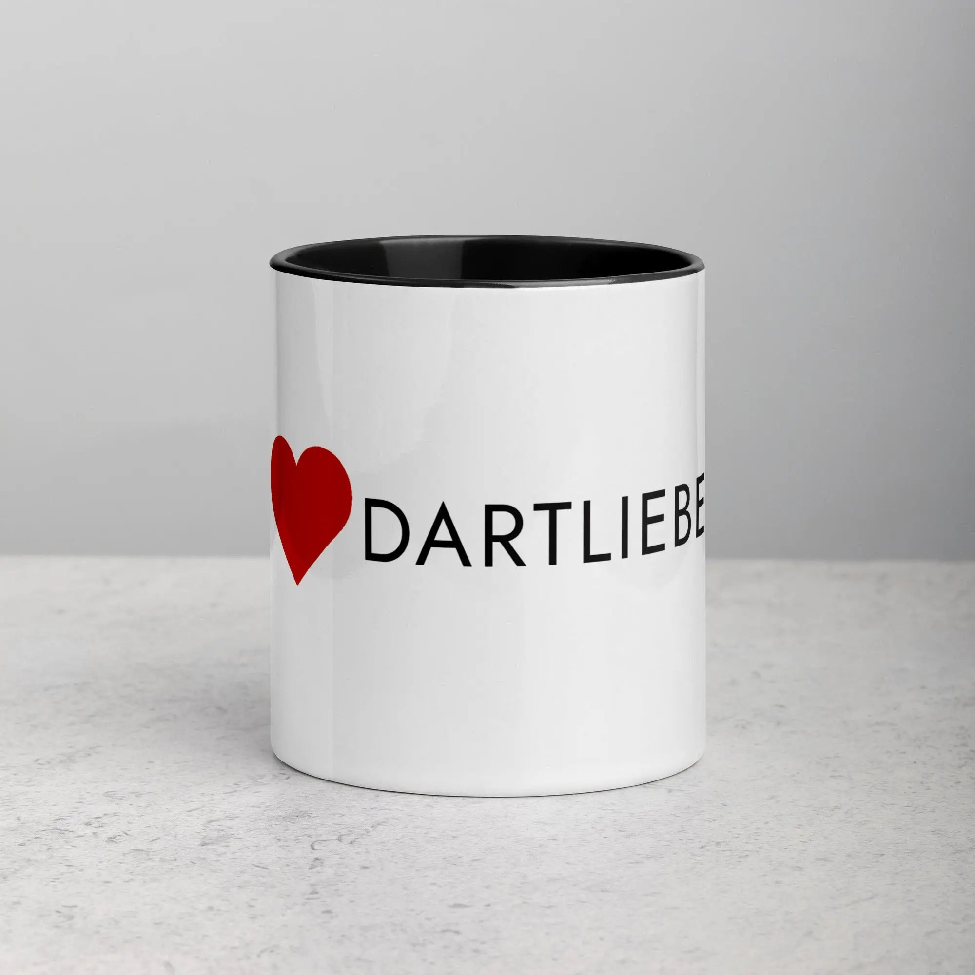 Darttasse Dartliebe Produktansicht von Vorne