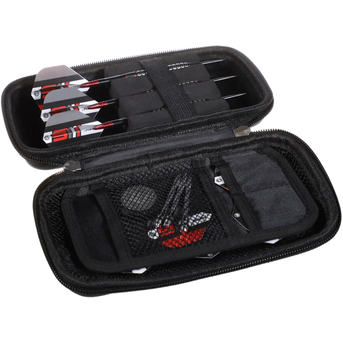 Invisible-Darts - Darttasche Blade 6 Winmau innen aufgeklappt