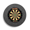 Invisible-Darts - Karella Dartboard Schallschutz und Surround Beispiel mit Dartboard