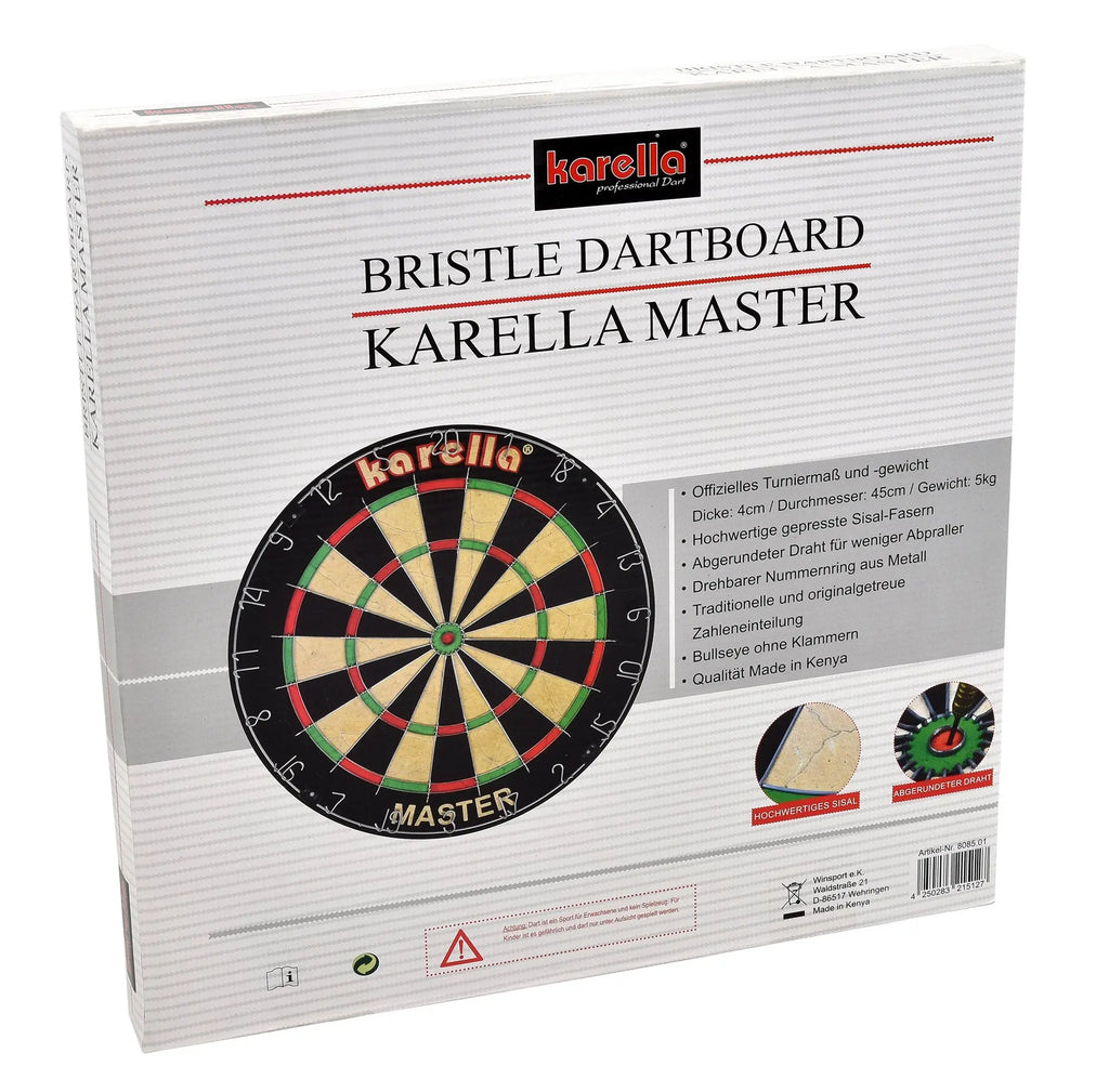 Invisible-Darts - Karella Master Dartboard Verpackung