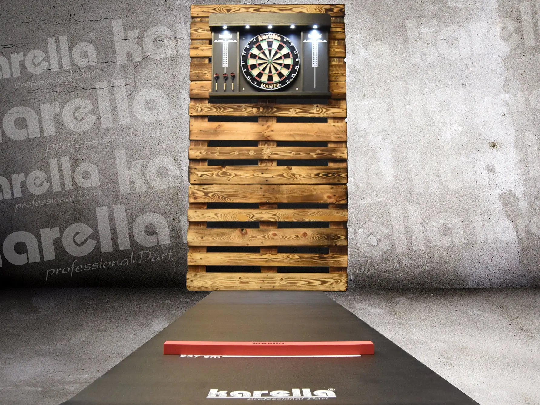 Invisible-Darts - Karella Oche Abwurf