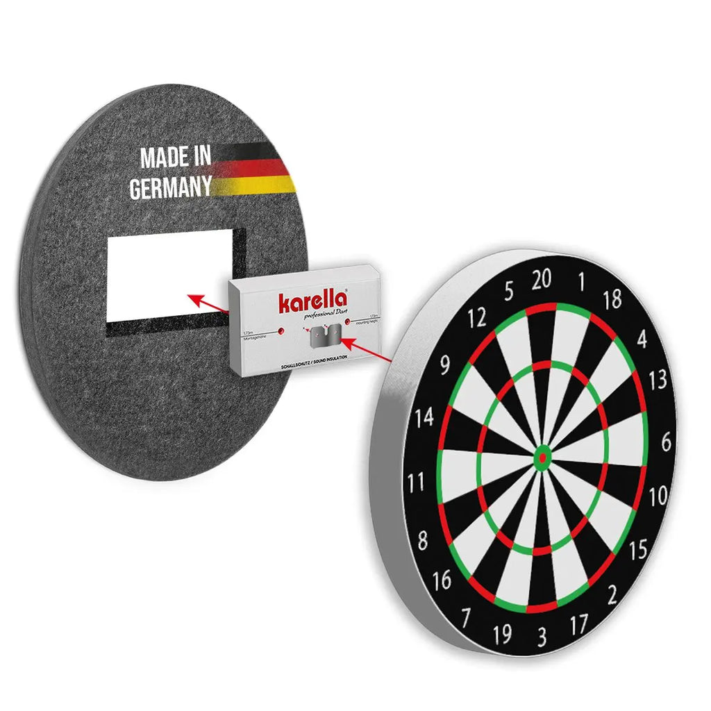 Invisible-Darts - Karella Schallschutz Compact Anwendungsbeispiel