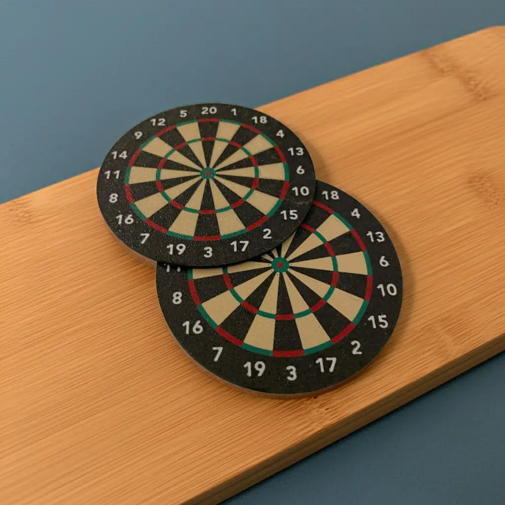 Bierdeckel "Dartscheibe" Invisible-Darts